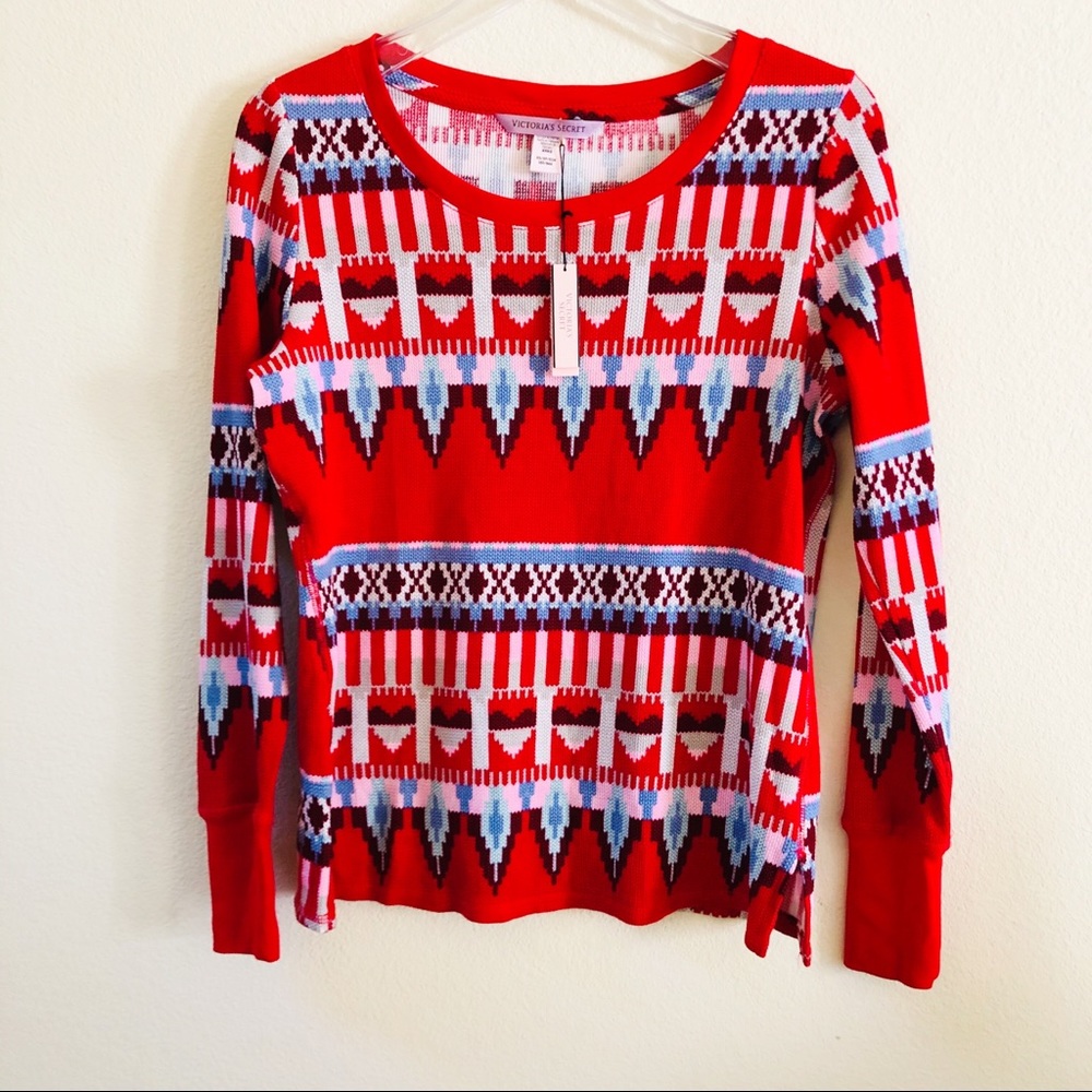 VICTORIA’S SECRET Fairisle Print Thermal